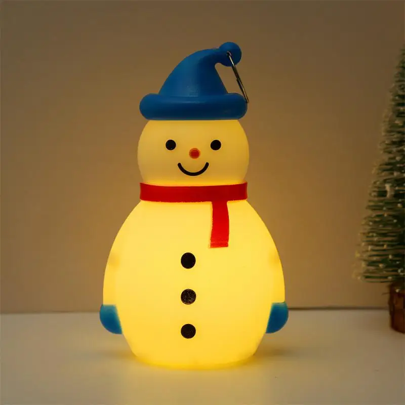 New Night Light Decorative Christmas Christmas Decoration Supplies Best Seller Color Changing Led Snowman Decoration Ornaments