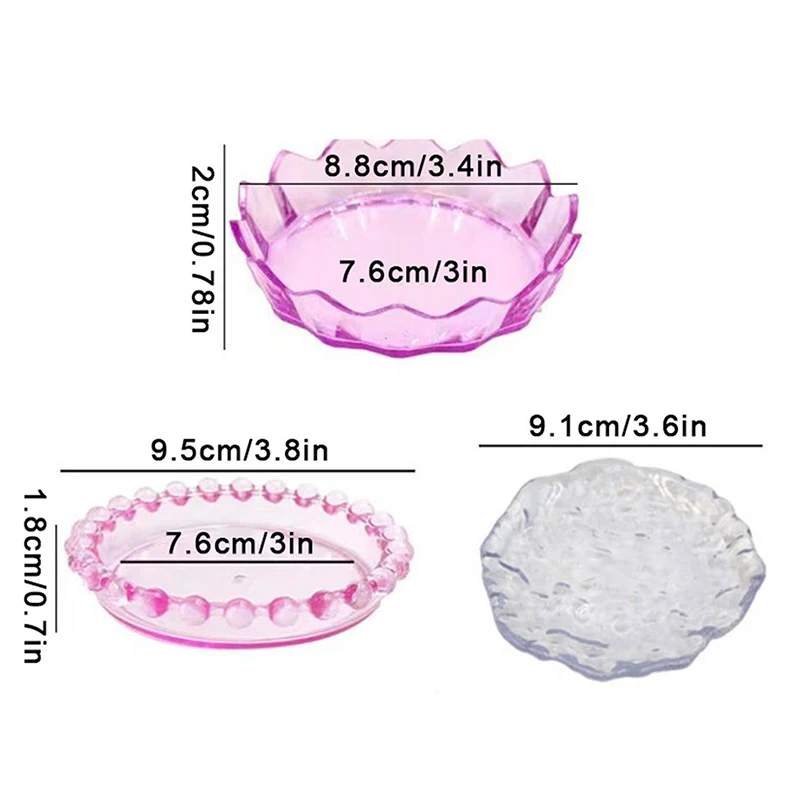 Porte-brosse à ongles, support organisateur, conteneur de nettoyage, boîte de rangement, plateau, plaque, strass, affichage de paillettes, outils d'art des ongles