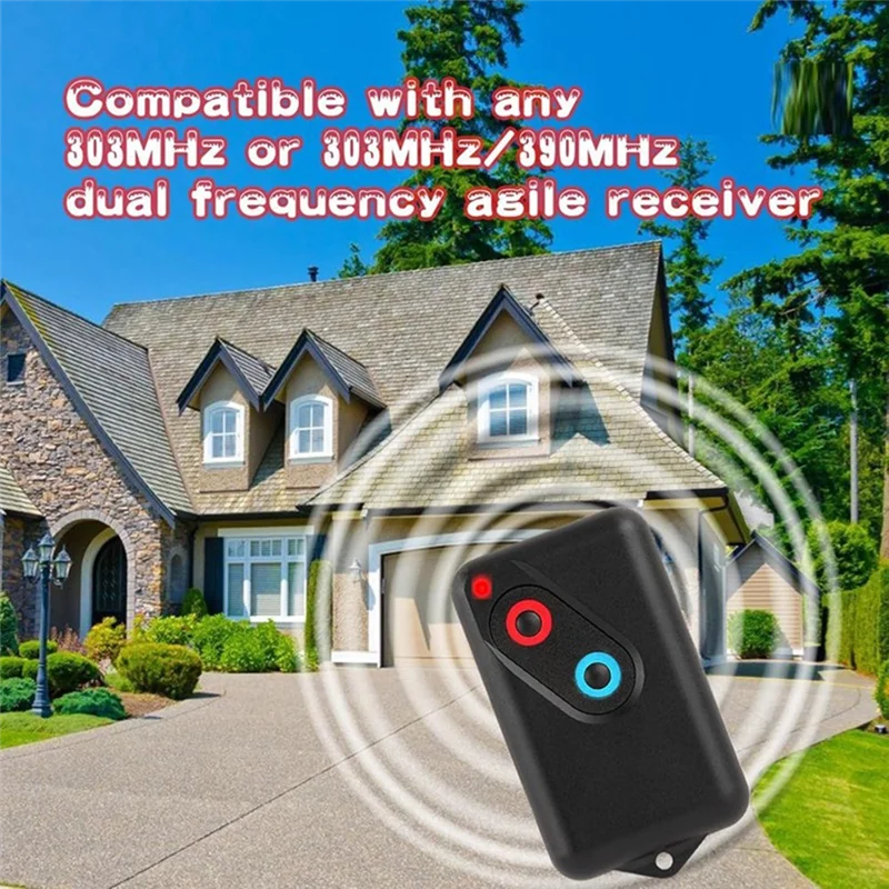 【أكثر ذهبًا! 】جهاز تحكم عن بعد بديل لـ Bos 303Mhz لجهاز إرسال رمز المتداول لباب المرآب Guardian 2211L