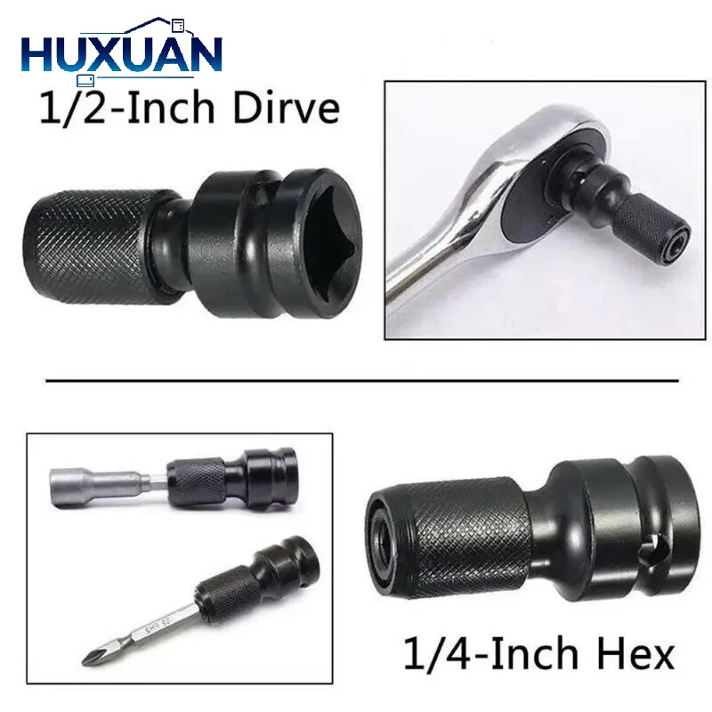 

Drill Chuck Converter Sleeve Adapter Hex Shank Drill Bit Driver Quick-release Adapter For Power Tools