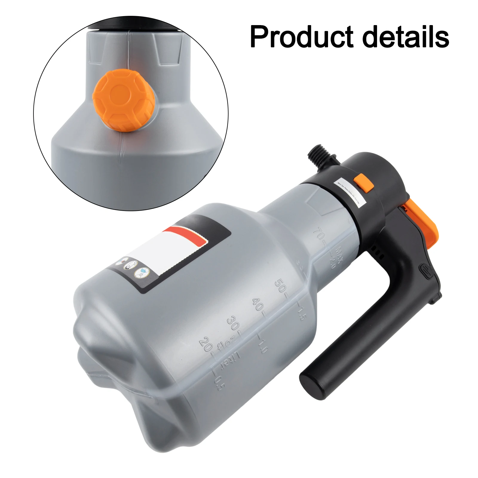

High Pressure Sprayer Car Wash Sprayer Efficient Spraying Lightweight Structure Non-corrosive Liquid Compatible