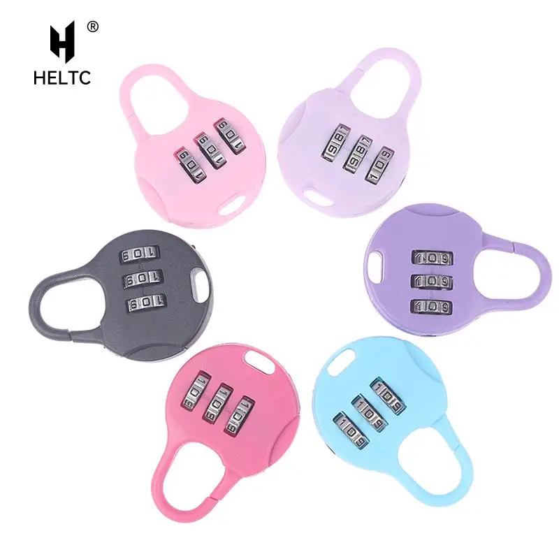 Luggage Travel Digit Number Code Lock Combination Padlock Safe Lock For Gym Digital Locker Suitcase Drawer Lock Hardware Plastic