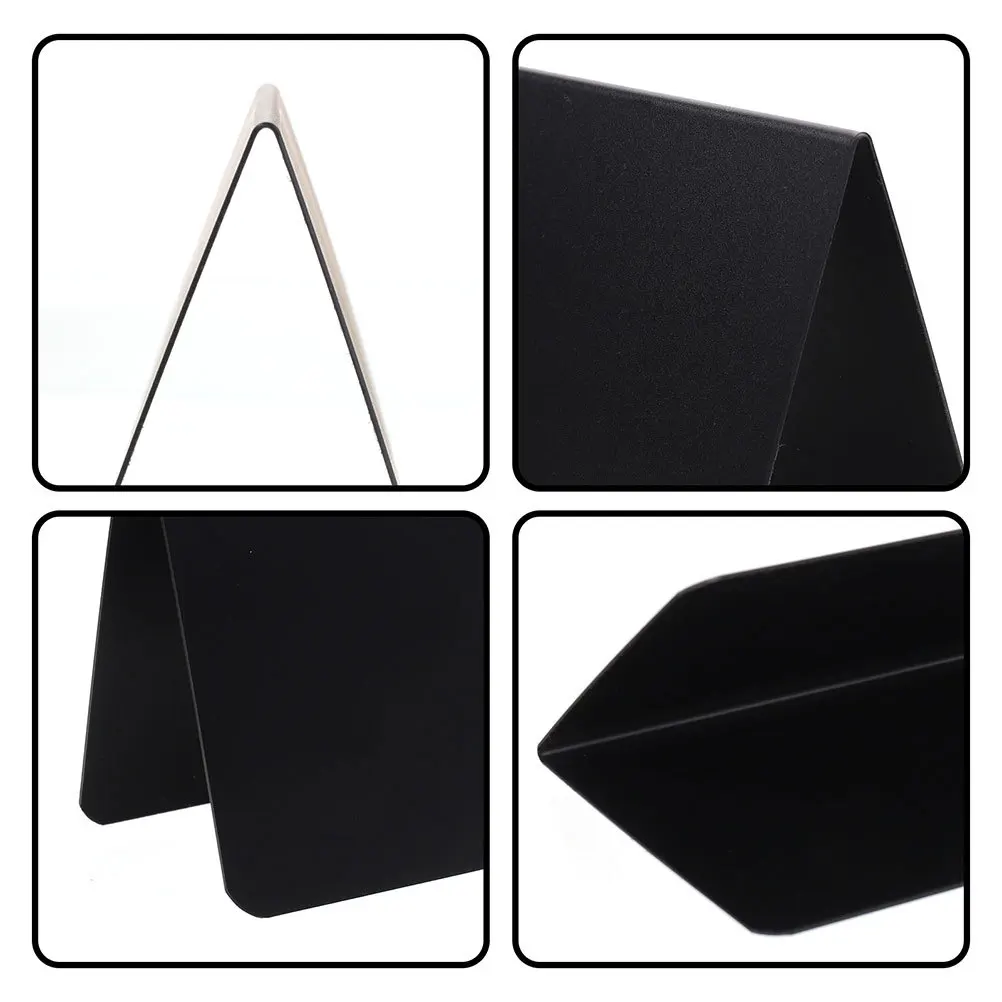 

12Pcs Mini Chalkboard Signs Reversible Standing Message Boards for Kitchen Notes and Food Labels Mini Blackboard Sign