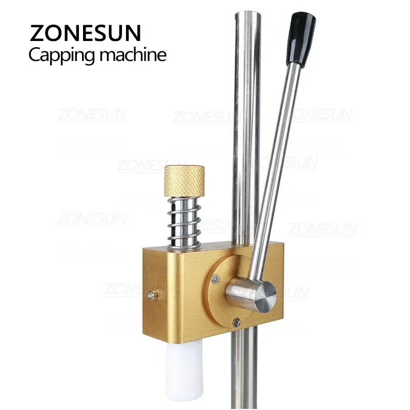ZONESUN ZS-YG30 Pinza de perfume manual para botellas de vidrio con sellado de tapa de spray de cuello metálico