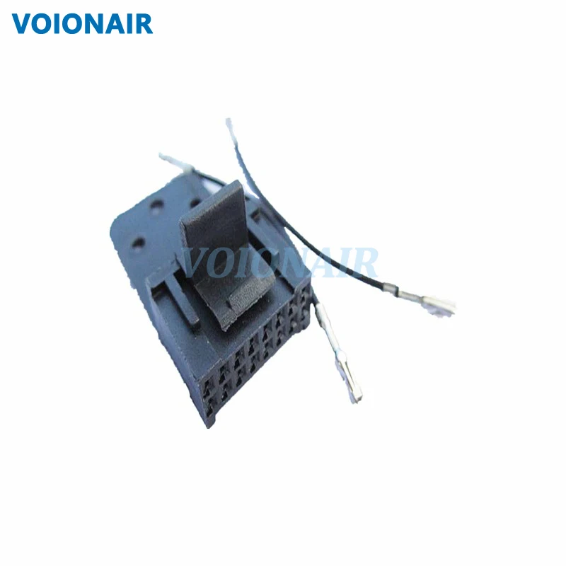 VOIONAIR 2pcs HLN9457AR 16Pin Accessory Connector Kit Plug Socket For Motorola Maxtrac Mobile Radio GM300 CDM1550 CDM1250 CDM750