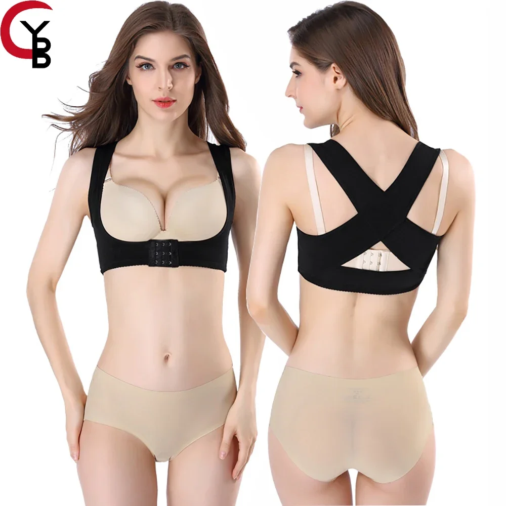 

Women's Chest Brace Up Breast Lifting Shapewear Top Back Support Posture Corrector,Tops Bra Support Vest Back X Strap Shaper