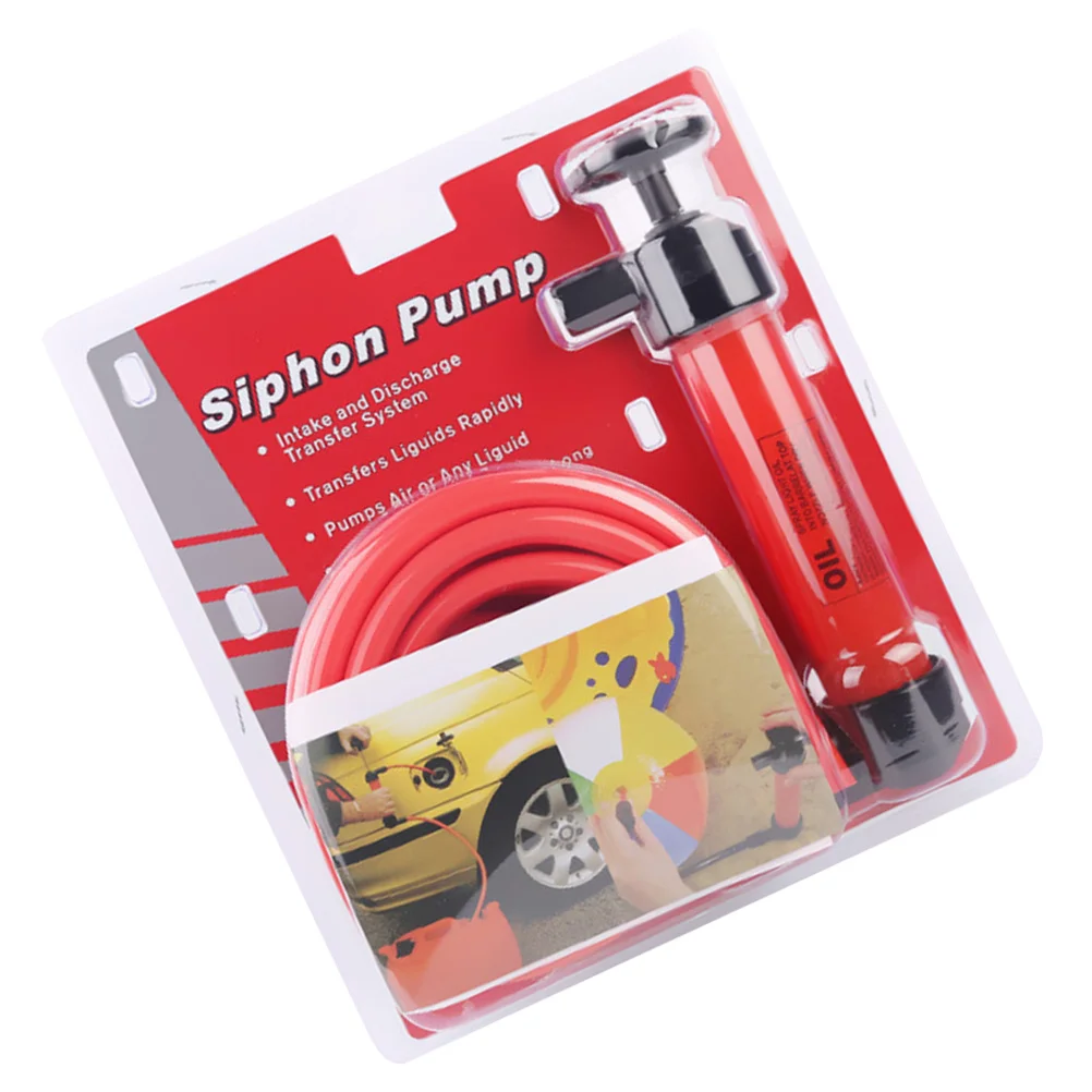 1 Set Manual Siphon Pump For Oil Water Transfer Hand Pump For Lawn Mower Motorcycle Yacht Fuel Oil Sucker Pumping Unit