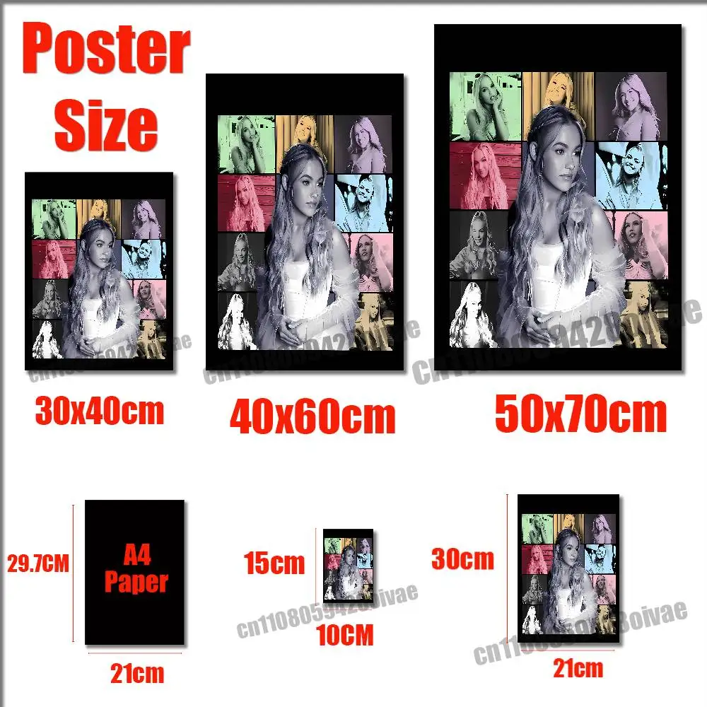 Singer F-Freya Skye Poster Wall Murals For Home 21x30cm Self-adhesive Decoration Sticker Playbill Cover