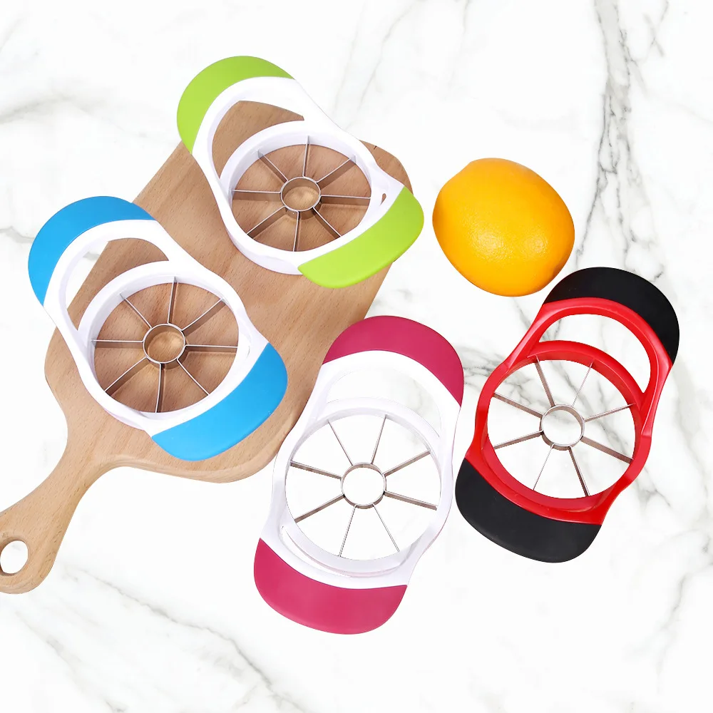 Stainless steel household apple slicer with core removal function - Divides 8 pieces of fruits - Kitchen fruit core remover