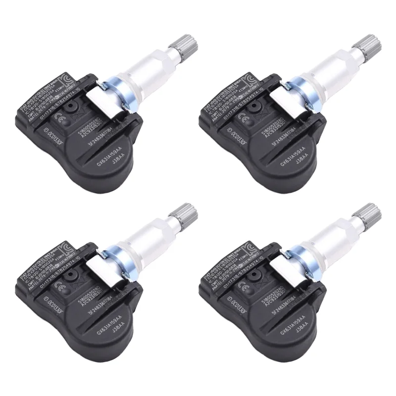 لاند روفر رينج روفر جاكوار F-PACE متوافق 4 قطعة 433 ميجا هرتز TPMS مستشعر ضغط الإطارات GX63-1A159-AA C2D47173