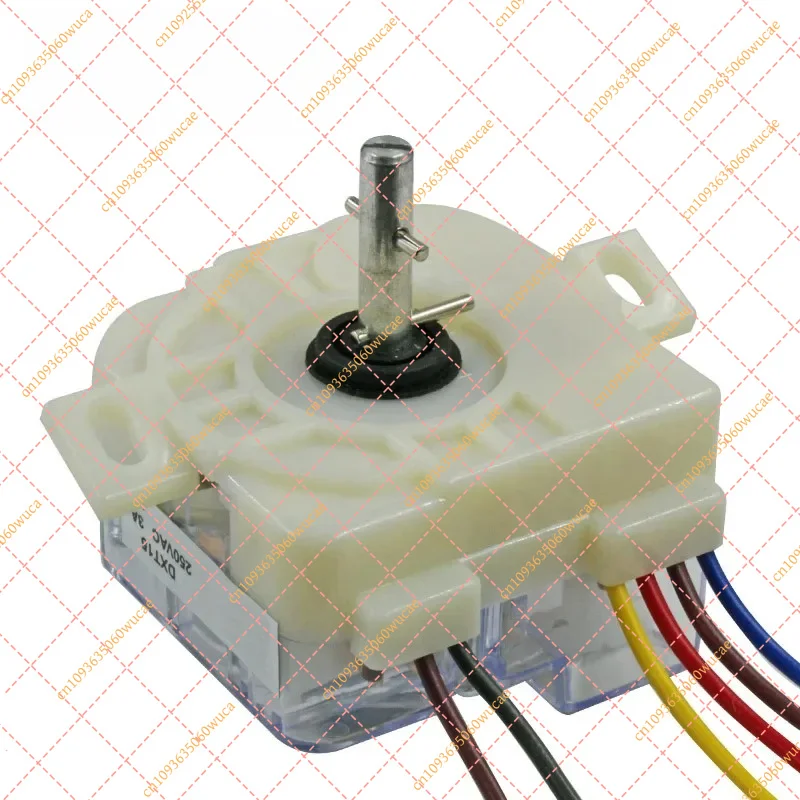 6-Wire 90 Degree Slant Ear Washing Machine Timer Switch Wash Cycle Timer for Semi-Automatic Twin Tub