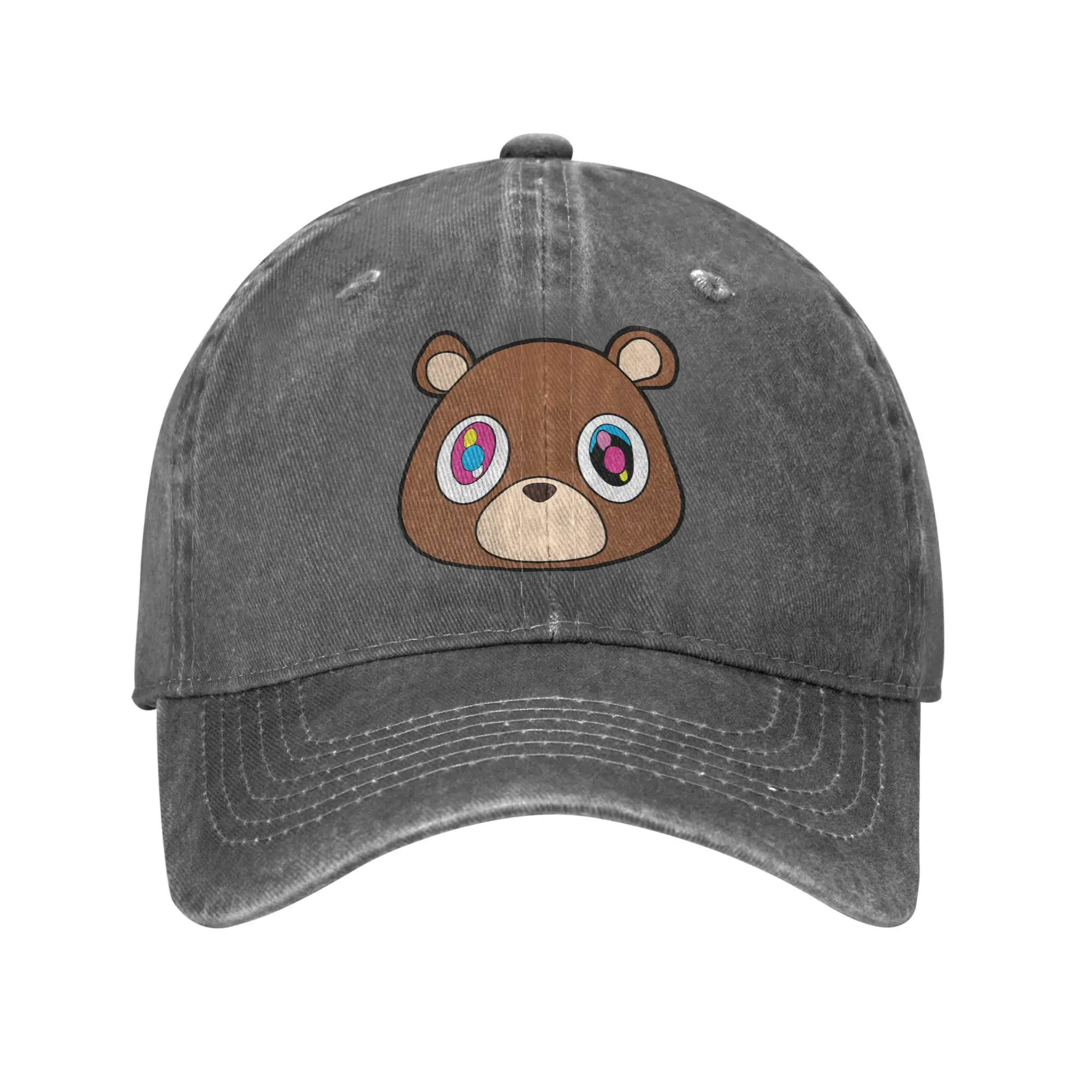 bone-de-beisebol-personalizado-unissex-kanye-west-urso-rock-and-roll-ajustavel-para-adultos-masculino-e-feminino-para-uso-externo