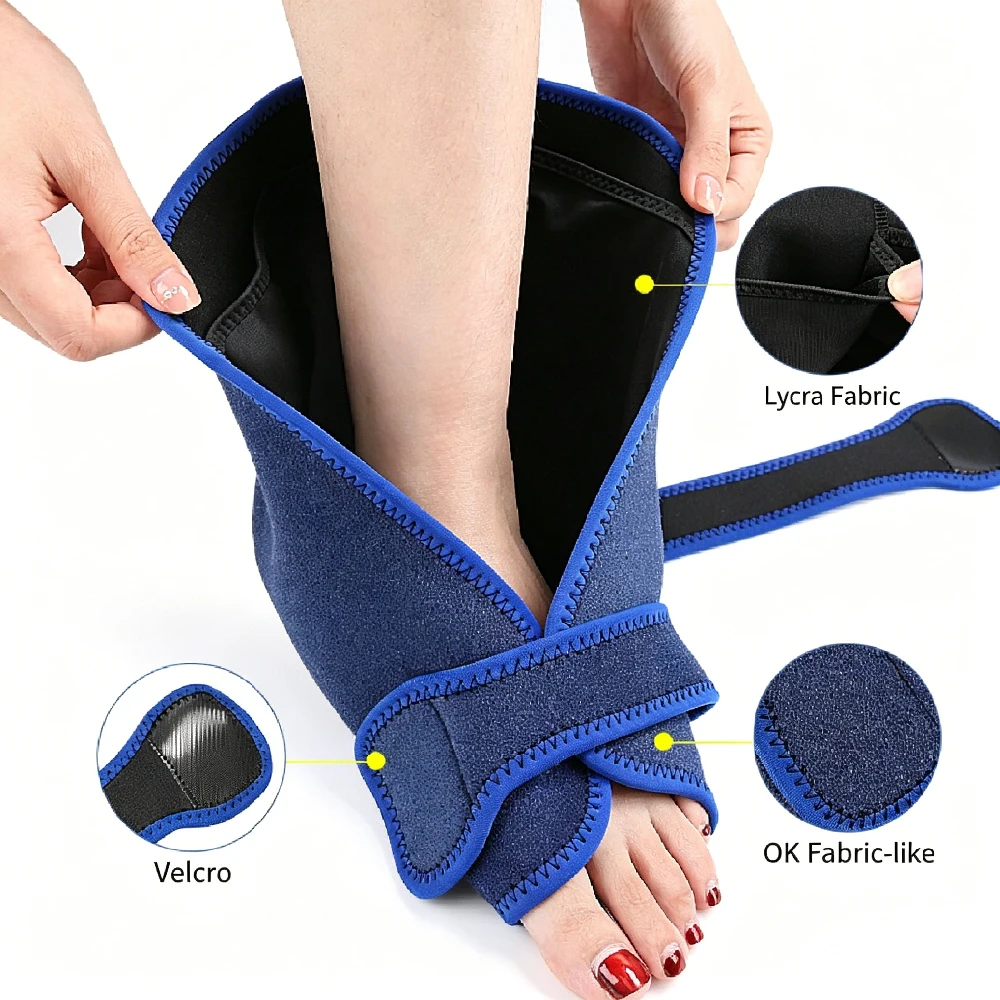 1PCS Warm Cast Sock Foot Cover – Breathable Plaster Sleeve Protector for Ankle/Foot Casts, Anti-Chafing Warmer for Walking Boot view 2