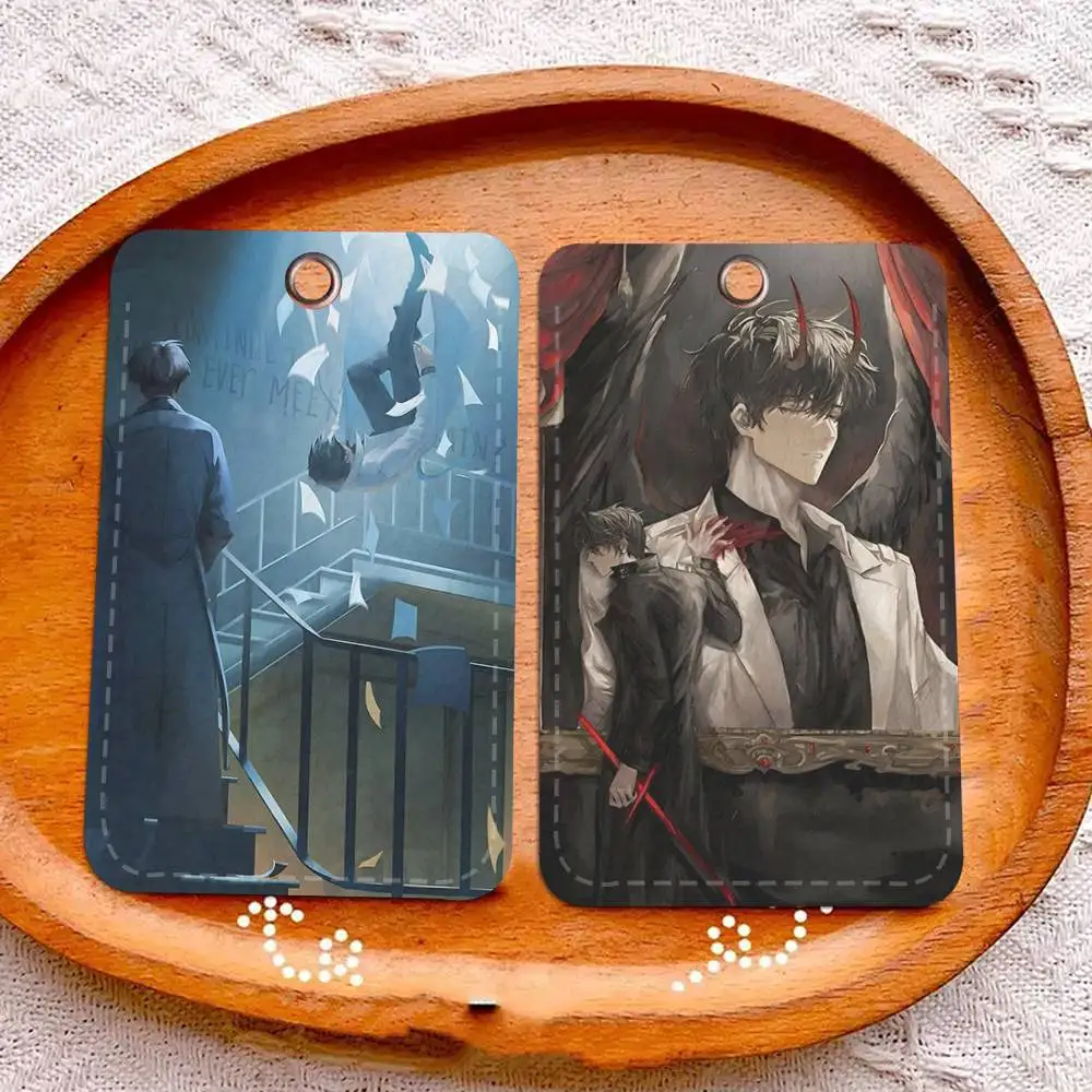 Anime Omniscient R-Reader V-Viewpoint Holder Suitable For Bank Card Subway Bus Card Wallet Card Case Badge Holder Keychain