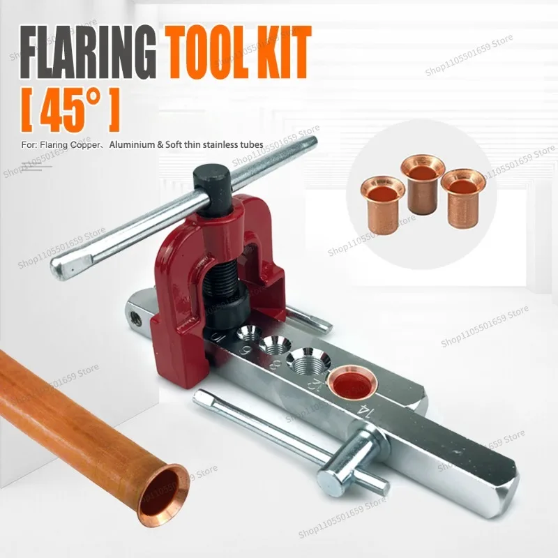 For 2-Piece Simple Pipe Expander Copper Pipe Expander with Plate Rod
