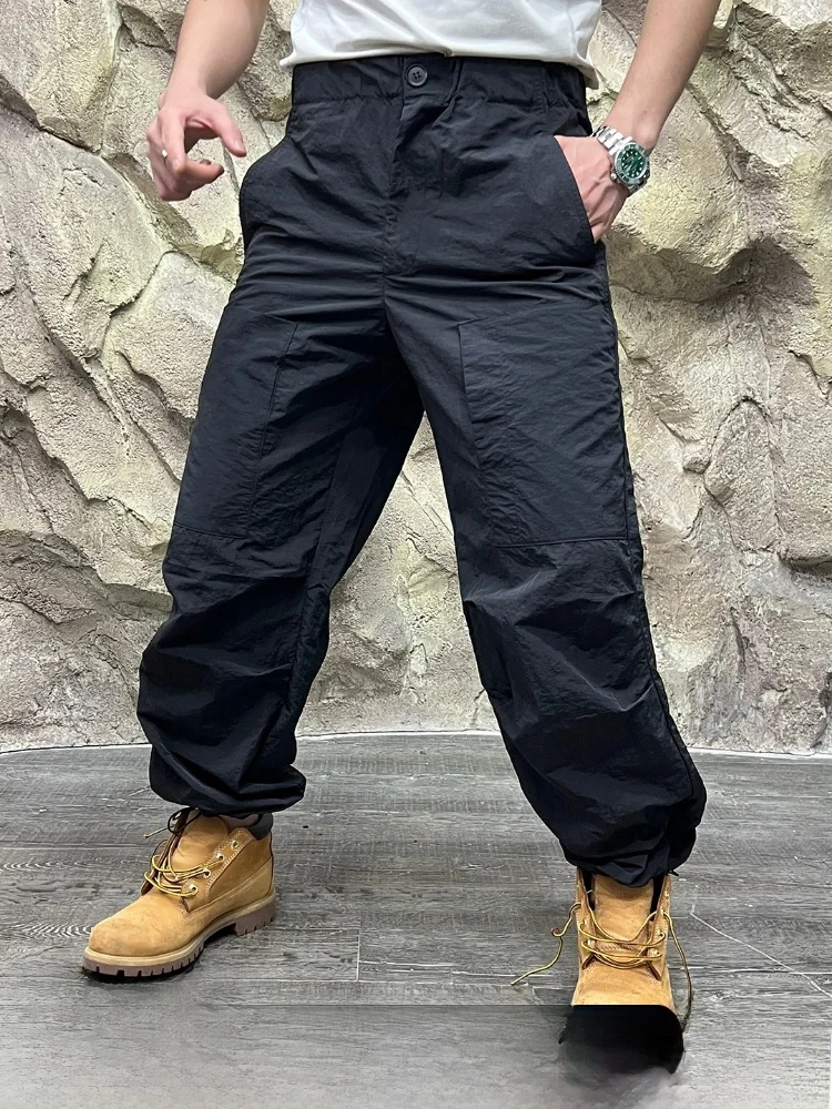 

Line Lightweight Waterproof Outdoor Casual Pants Autumn New Arrival Mountain Series Paratrooper Sle Loose Fit Stra...