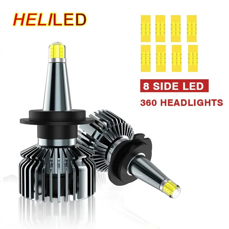 

H7 LED 100000LM 360º Car Headlight Bulb H1 H11 H8 H3 9005 HB3 9006 HB4 9012 HIR2 D1S D2S D3S D4S 6000K Auto Fog Light 12V Lamp