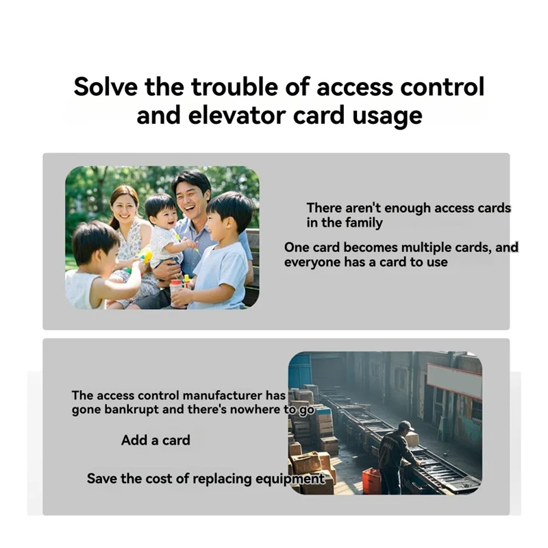 

B24B Handheld RFID Smart Chip Reader Writer+2X5200 Keychain 125Khz ID Copier Duplicator ID Tags Programmer For T5577 For EM4305