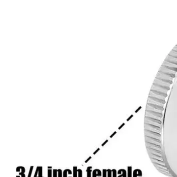 Stainless Steel 3/4 Inch GHT Quick Connect Hose Fittings 4 Pack for Secure Connection Between Hoses Faucets and Irrigation Tools