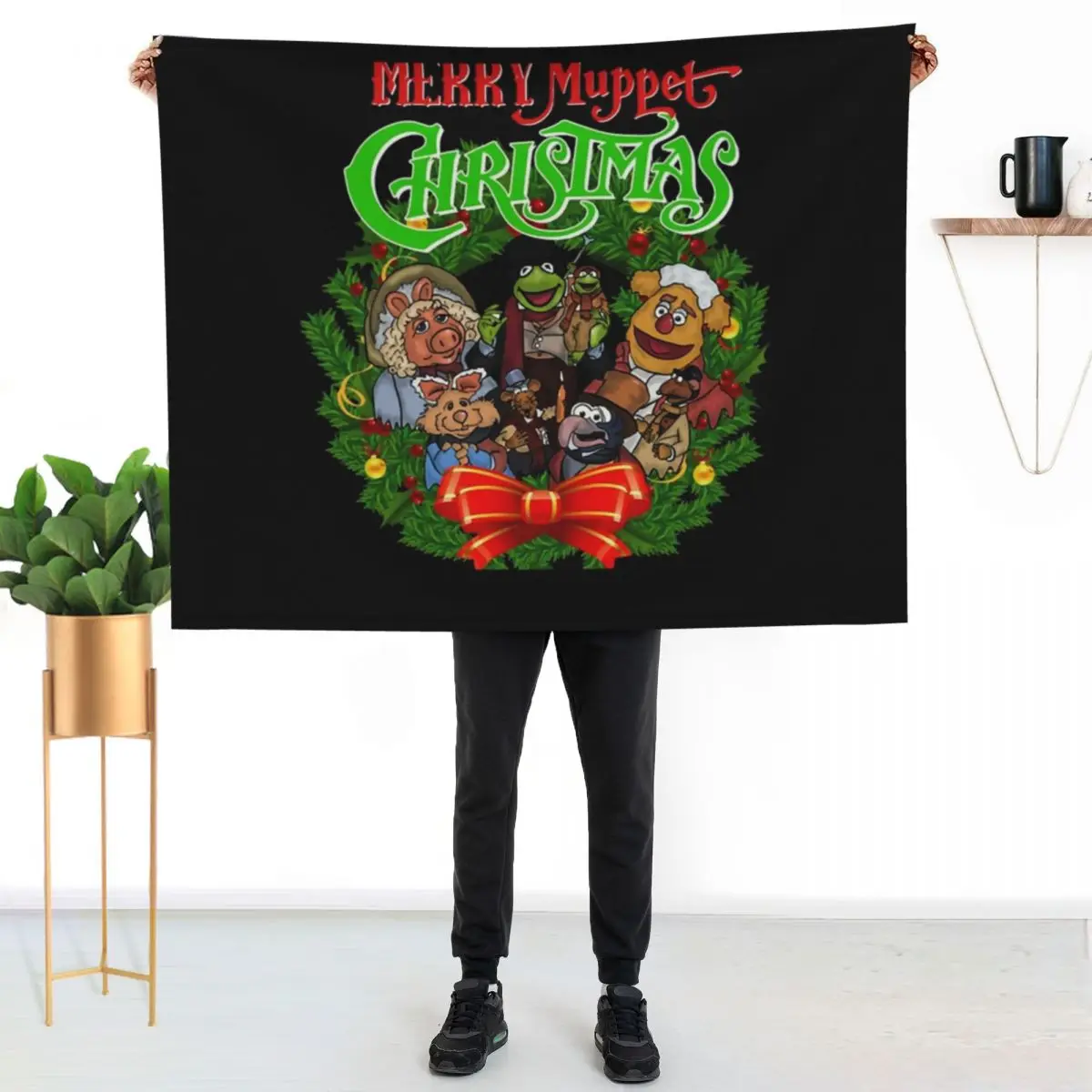 The muppet christmas carol Throw Blanket blankets ands Luxury for babies Baby heavy to sleep For Decorative Sofa Blankets