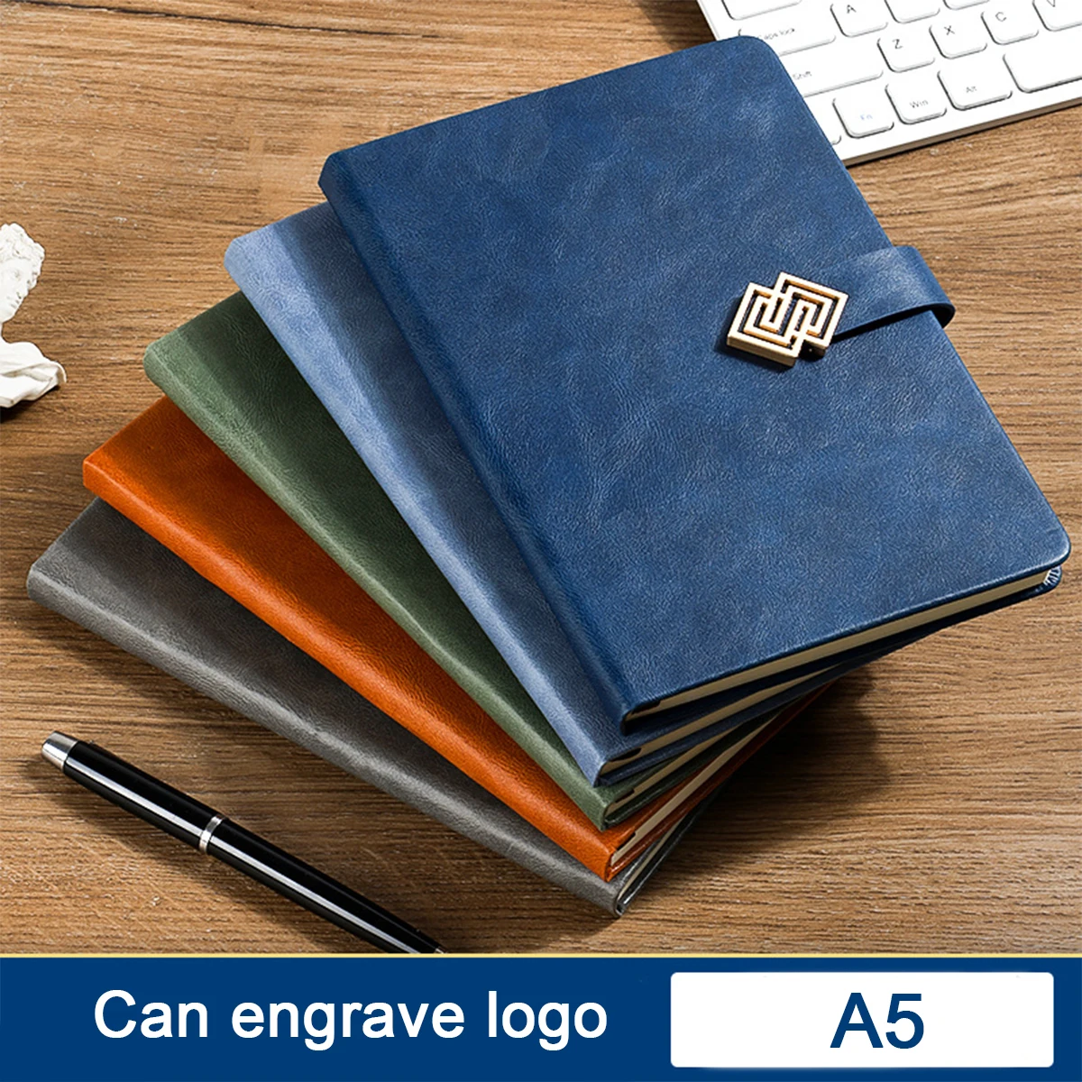 Leatherwork Logo - (Can Engrave Logo) A5 Leather Buckle