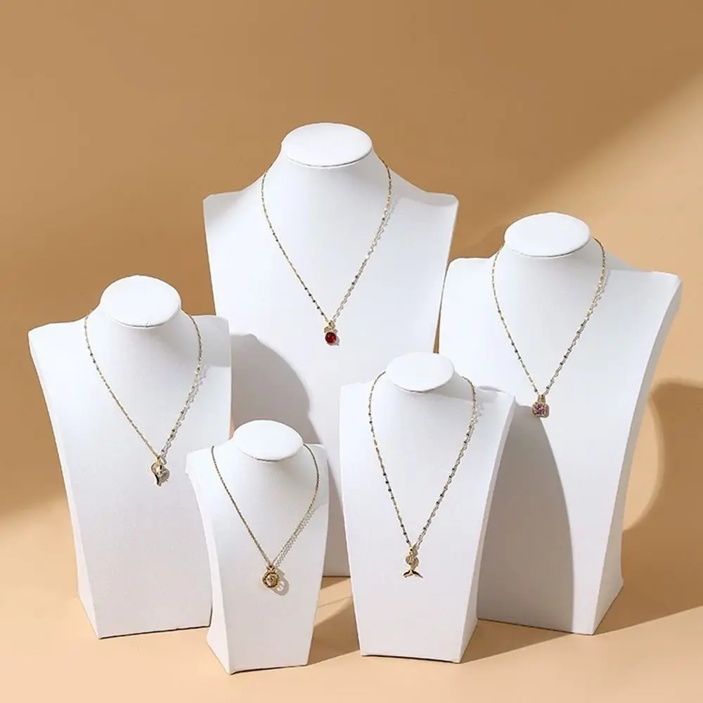 

Velvet Necklaces Easel Showcase Mannequin Bust Portrait Jewelry Display Earrings Jewelry Hanging Earrings Rings Pendant