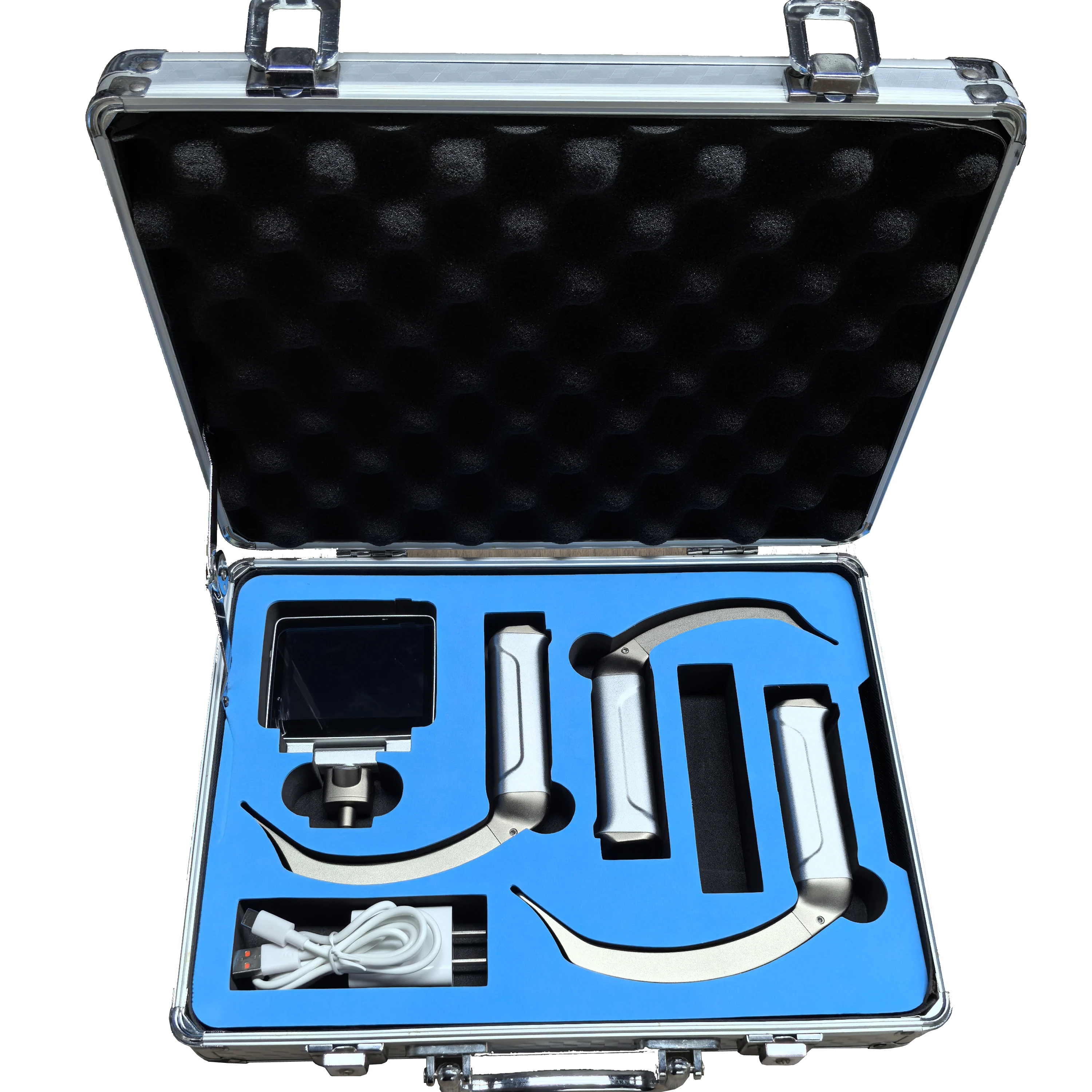 Customizable Por      Veterinary Video Laryngoscope Stainless Steel Reusable        Camera System