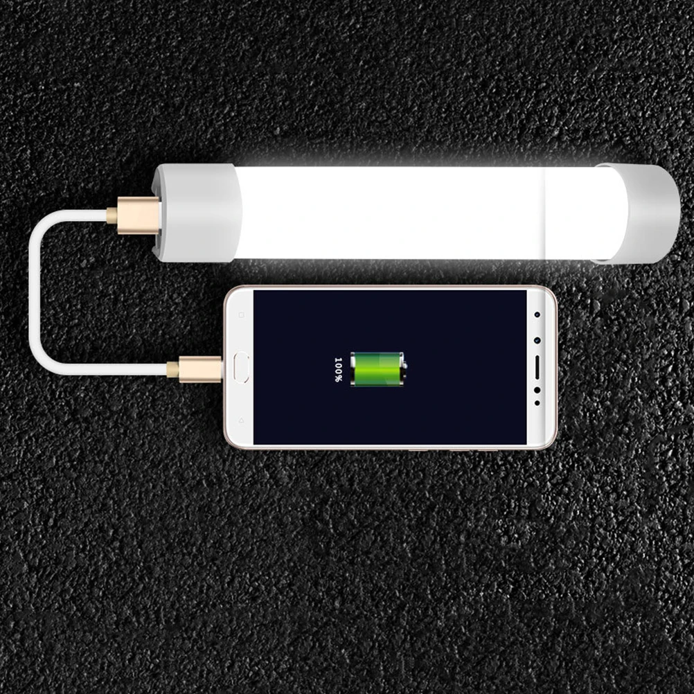 

Portable Led Camping Lamp 4400Mah Rechargeable Usb Built-In Magnet Outdoor Emergency Light For Tent Night Market Camping Light