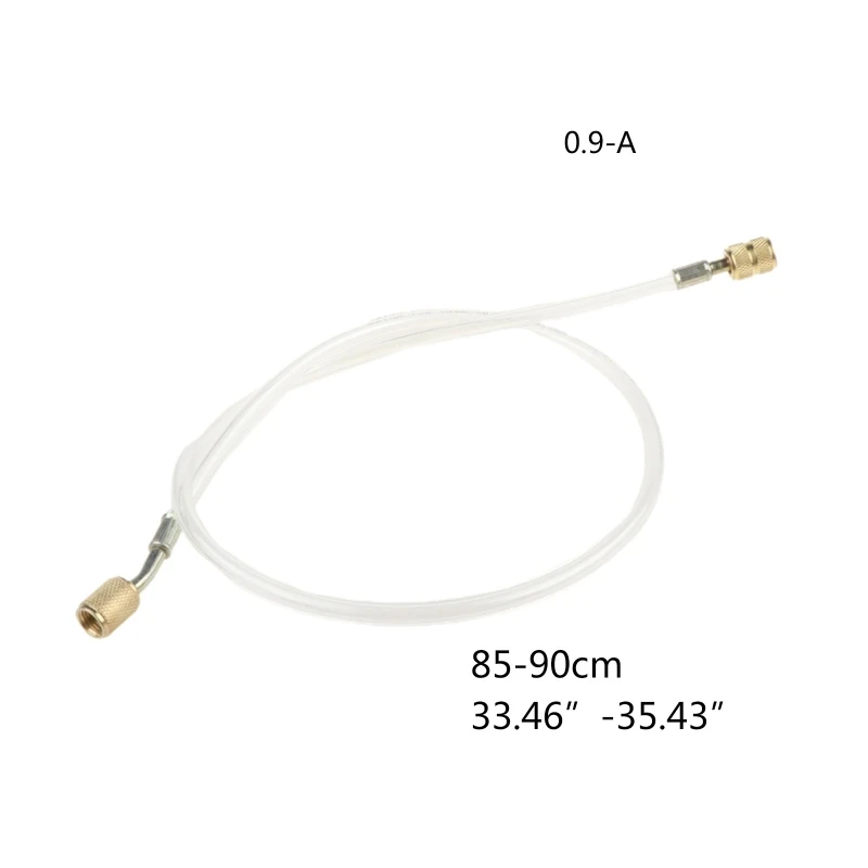 Transparent Refrigerant Charging PVC Hose Metric or Inch Joint Air Conditioning Drop Shipping