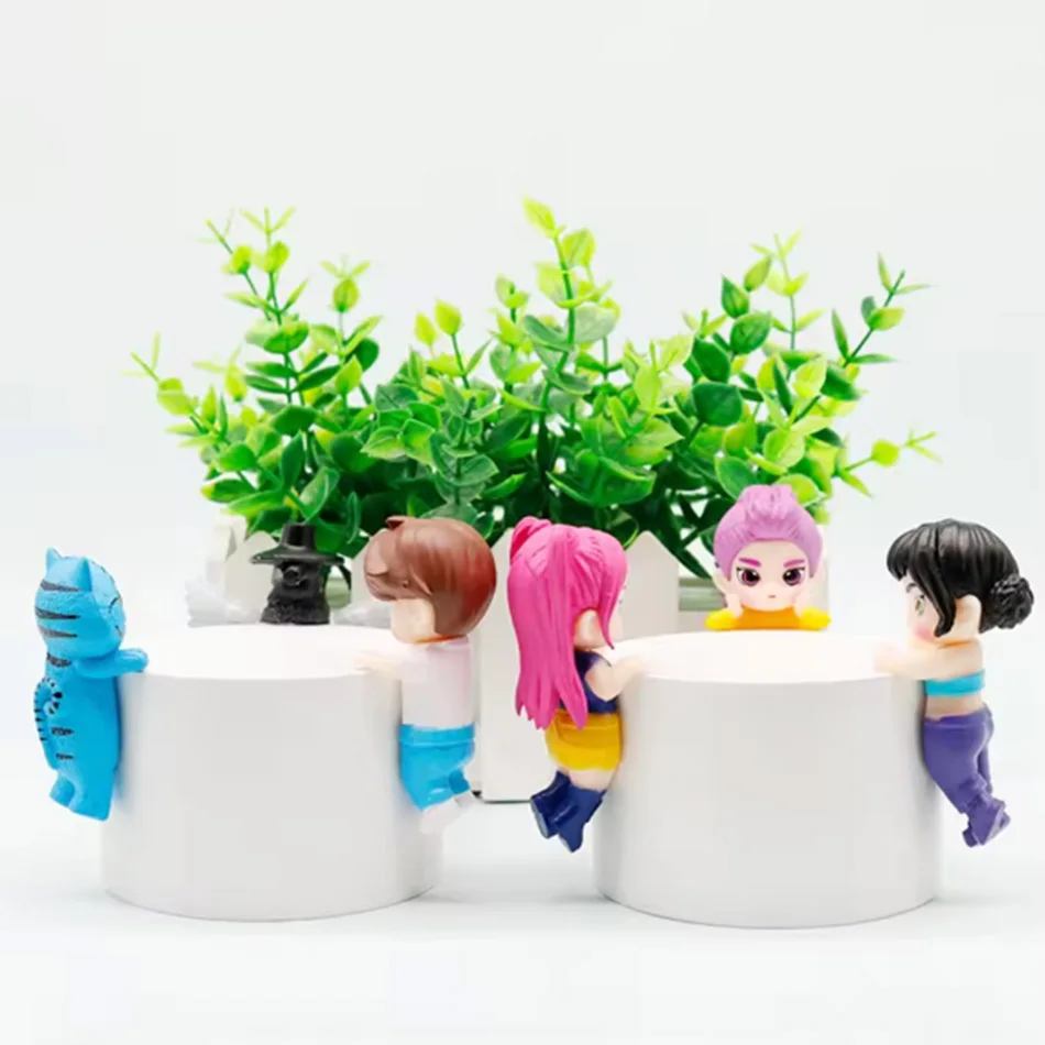 Anime Kpop Demon Hunters Blind Box Set Collectible Figures Speelgoedmodel voor fans Desktop Gaming en decoratieve animatietekening