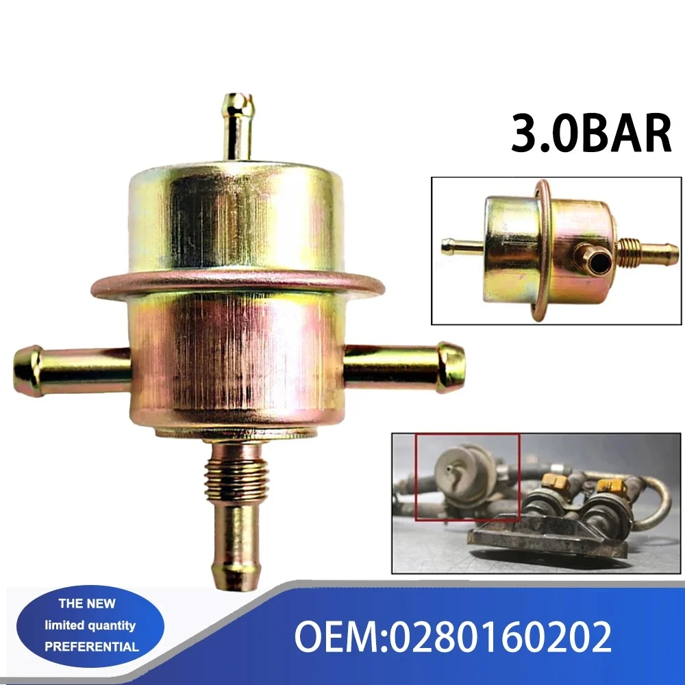 Regulador de presión de combustible 0280160202 7700267390 3.0BAR para Opel Monza Senator A B Rekord E Ascona Vauxhall PR4085 8983638 815502