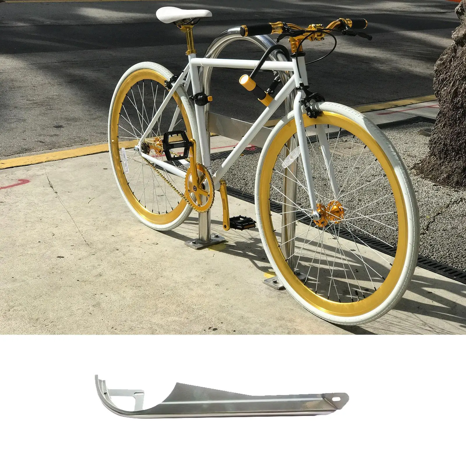 Bicycle Chain Guard Cover Sturdy Metal Wear Resistant Lightweight Riding Accessories Easy to Install Bike Chain Protector Shell