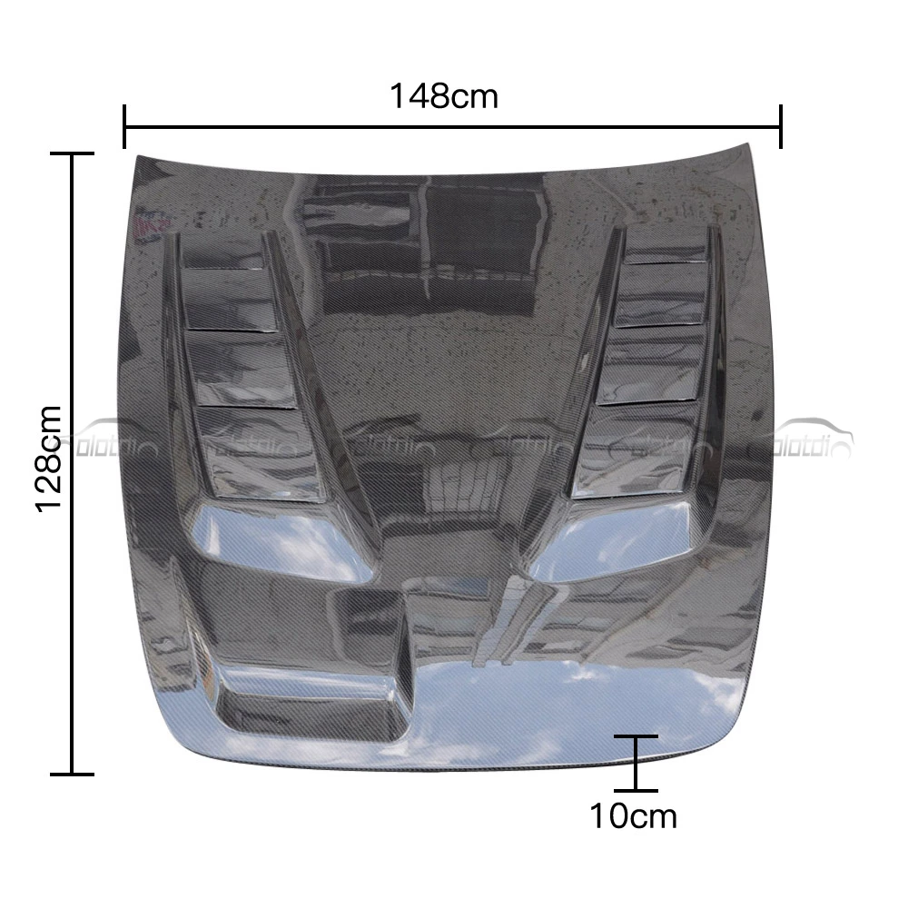

JS Style Carbon Fiber Air Vent Bonnet Front Engine Cover Hood for Honda S2000 AP1 AP2 Car Kits 2000-2008