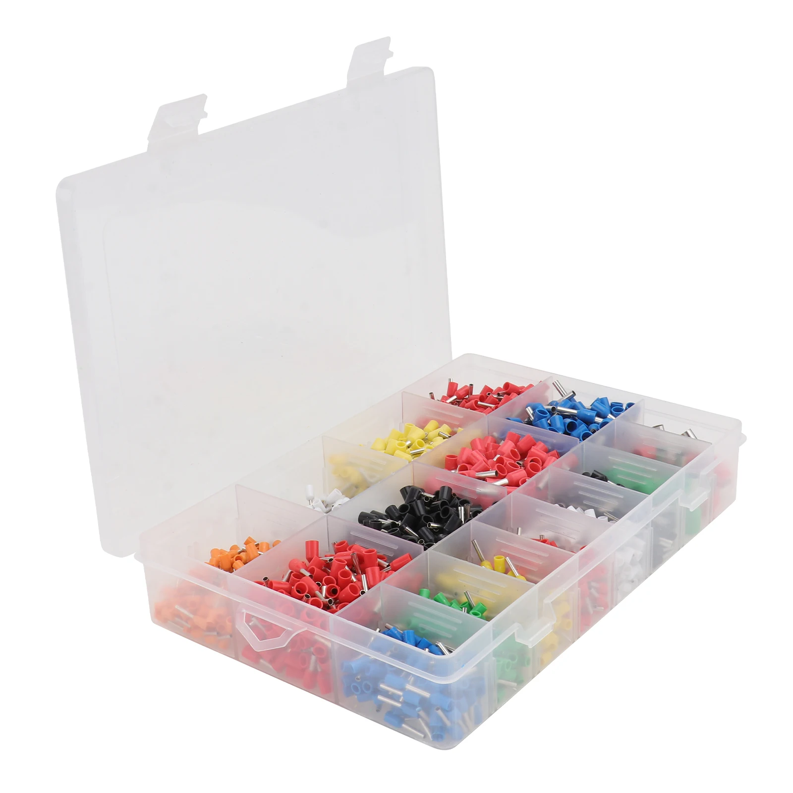 

2120Pcs Copper Insulated Heat Shrink Crimp Connectors Wire Terminals Marine Automotive Electrical Crimp Connectors