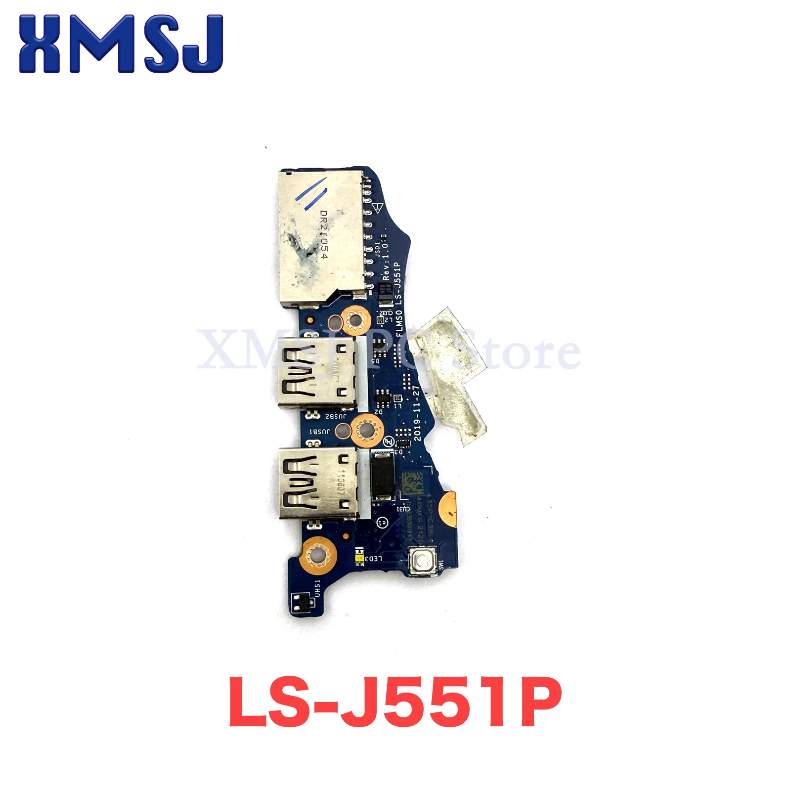 

For Lenovo xiaoxin Air 14ITL 14IIL 2020 2021 Laptop Card reader USB Jack Power Button Board switch LS-J551P