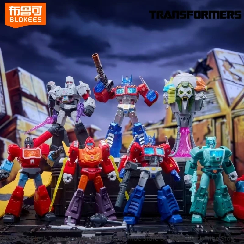Bloques de Construcción Transformers BLOKEES, Versión Brillante 05, Confrontación Fatal, Juguete Hot Rod Megatron, Modelo de Ensamblaje, Adorno, Regalo