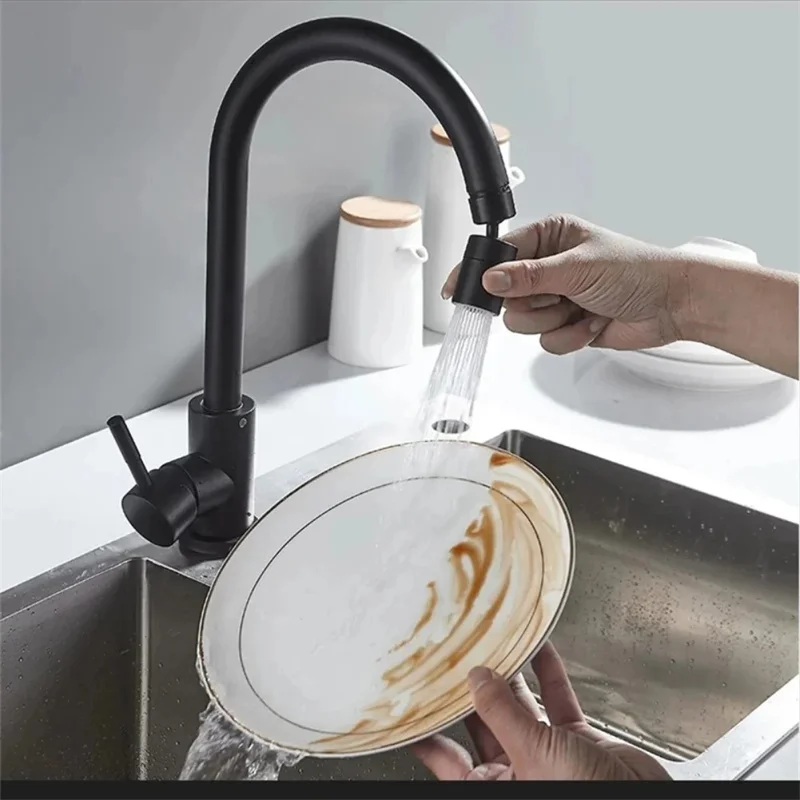 Neuer 2-Modus-Sprühkopffilter für Küchenarmaturen, verstellbar, 360° ° Rotary Splashback Tap Nozzle Bubbler Kitchen Sink Faucet AeratorMöbel & Wohnen, Feste & Besondere Anlässe, Party- & Eventdekoration! – Detail 2