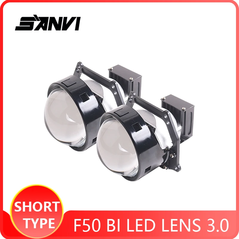 

SANVI 3.0 Bi LED Lenses for Headlights Ice Lense Auto LED Projector Headlight Hella G5 3R Projector 110W Car Light Retrofit