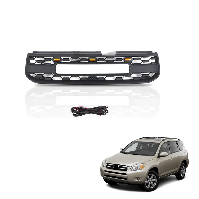 

Spedking Car 2006-2008 New style ABS Front Grille With Light Fits For RAV4