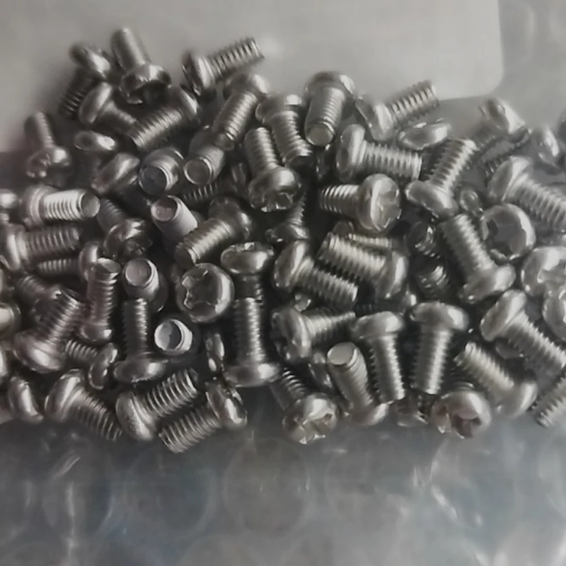 2-200pcs 304Stainless Steel Cross Round Pan Head Machine Screw Button Head Cap Phillips Bolt M2.5 M3.0 Length 3 4 5 6 7 8-60mm