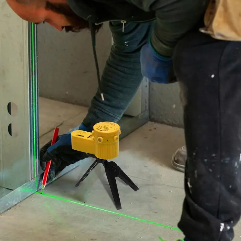 Wall Level Tool Tripod-Enabled Level Tool For Precise Measurements Multifunctional Leveler With LED Backlight For Engineering