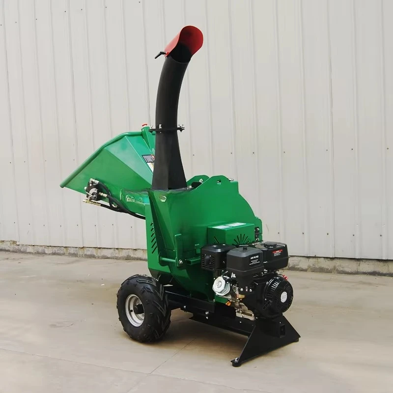 strong 15 Forestry Wood Chipper Machine Small Garden Tree Cutting Equipment with Core Motor Model HY15SF-GS