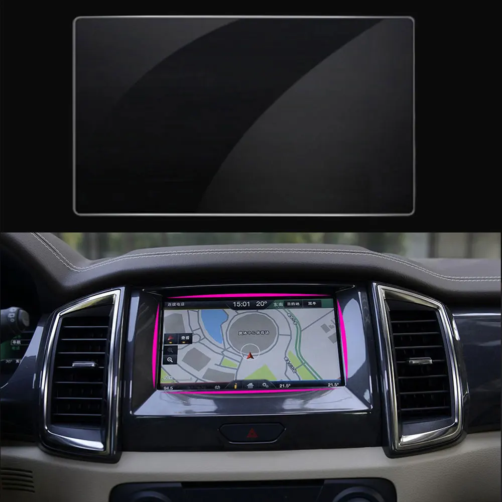 Car Navigation Screen Film for Ford Ranger Everest 2015 - 2020 for Kuga 2013 - 2018 GPS Screen Protector Accessories