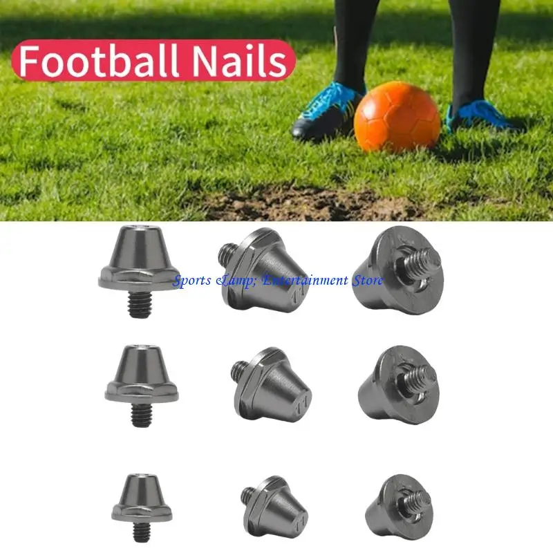 G7nf 12pcs calcio picchi chiodi sostitutivi calcio taglienti calcio in alluminio