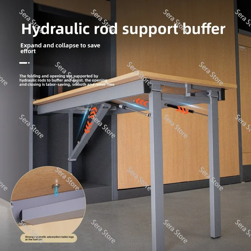 Household Wall Foldable Dining Table Hardware Accessories Multifunctional Invisible Wall Table