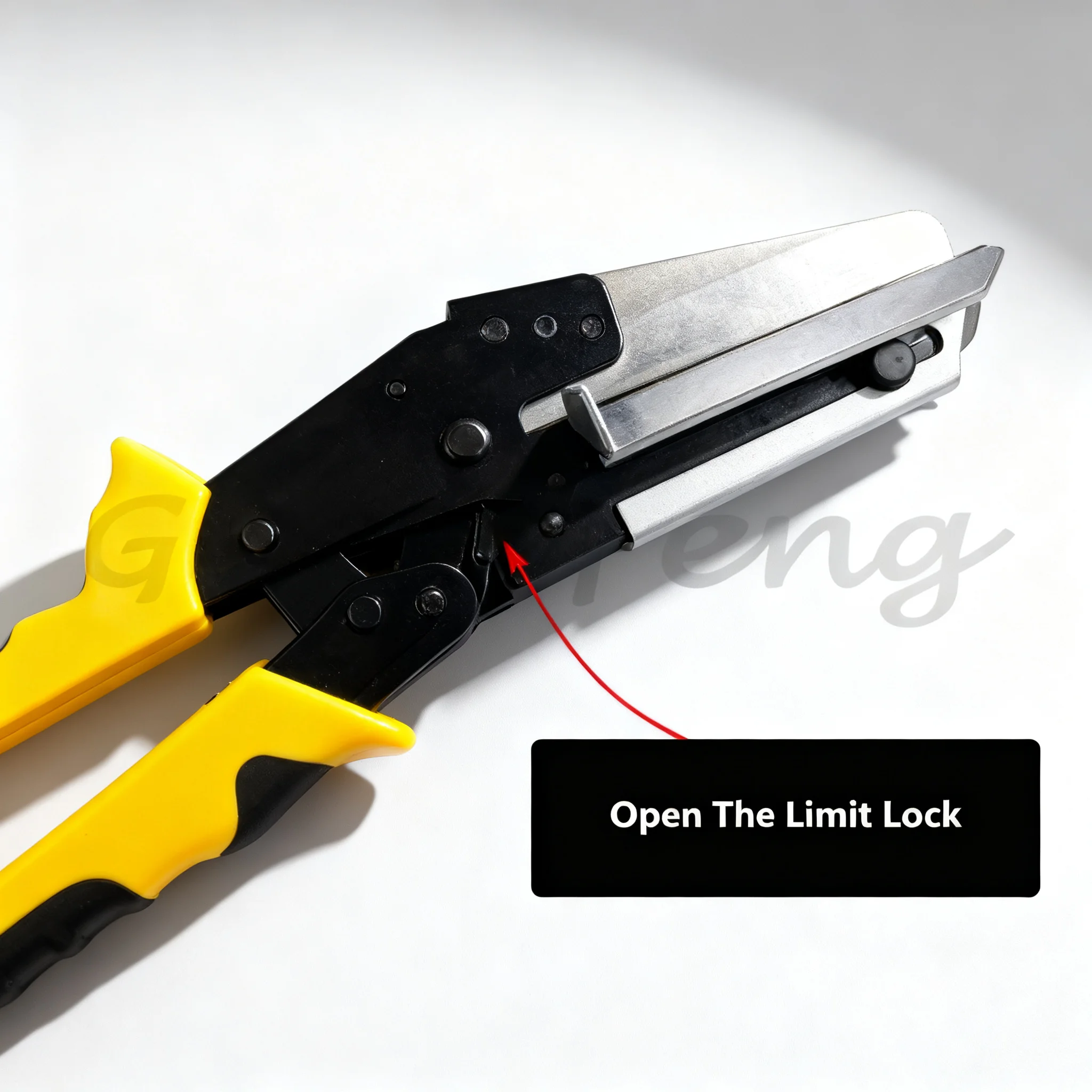 45°/90° Multi-Angle Manual Trunking Cutter VSJ-110XC, PVC Wire Duct & PPR PE Pipe Trim Scissors for Electrician Work