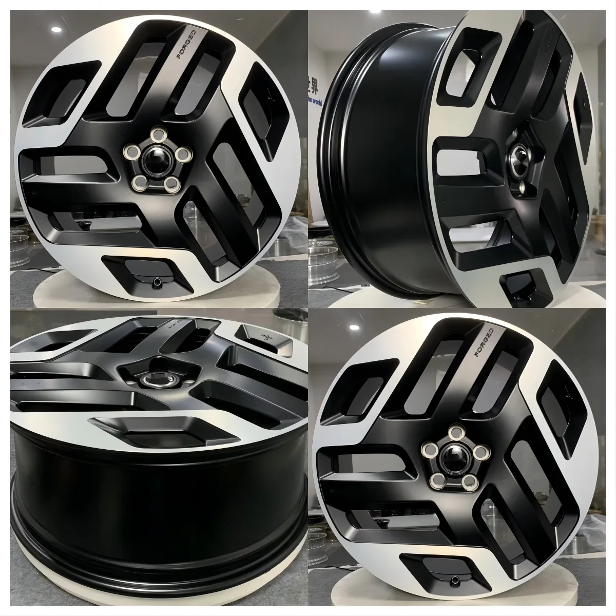 Premium Polished Finish Forged Alloy Rims machine face wheelsDesign with 20mm & 30mm ET Aluminum Wheels