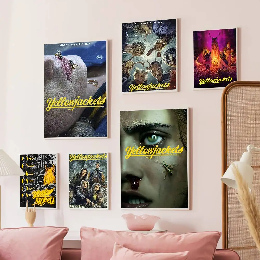 Psychological Horror Series Yellowjackets Movie Sticky Posters Vintage Room Bar Cafe Decor Nordic Home Decor