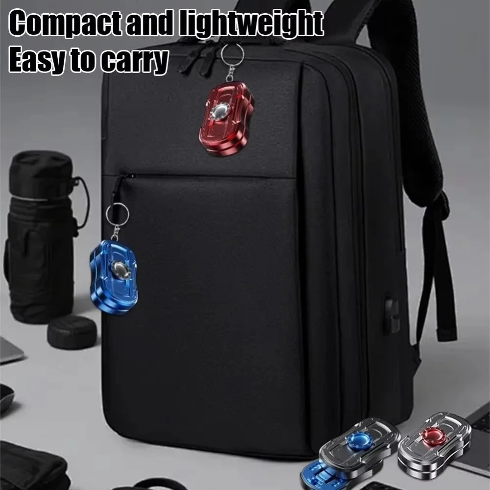 Fingertip Gyro Mechanical Fidget Keychain Portable Slider Slider Fidget Push Fidget Reduce Pessure