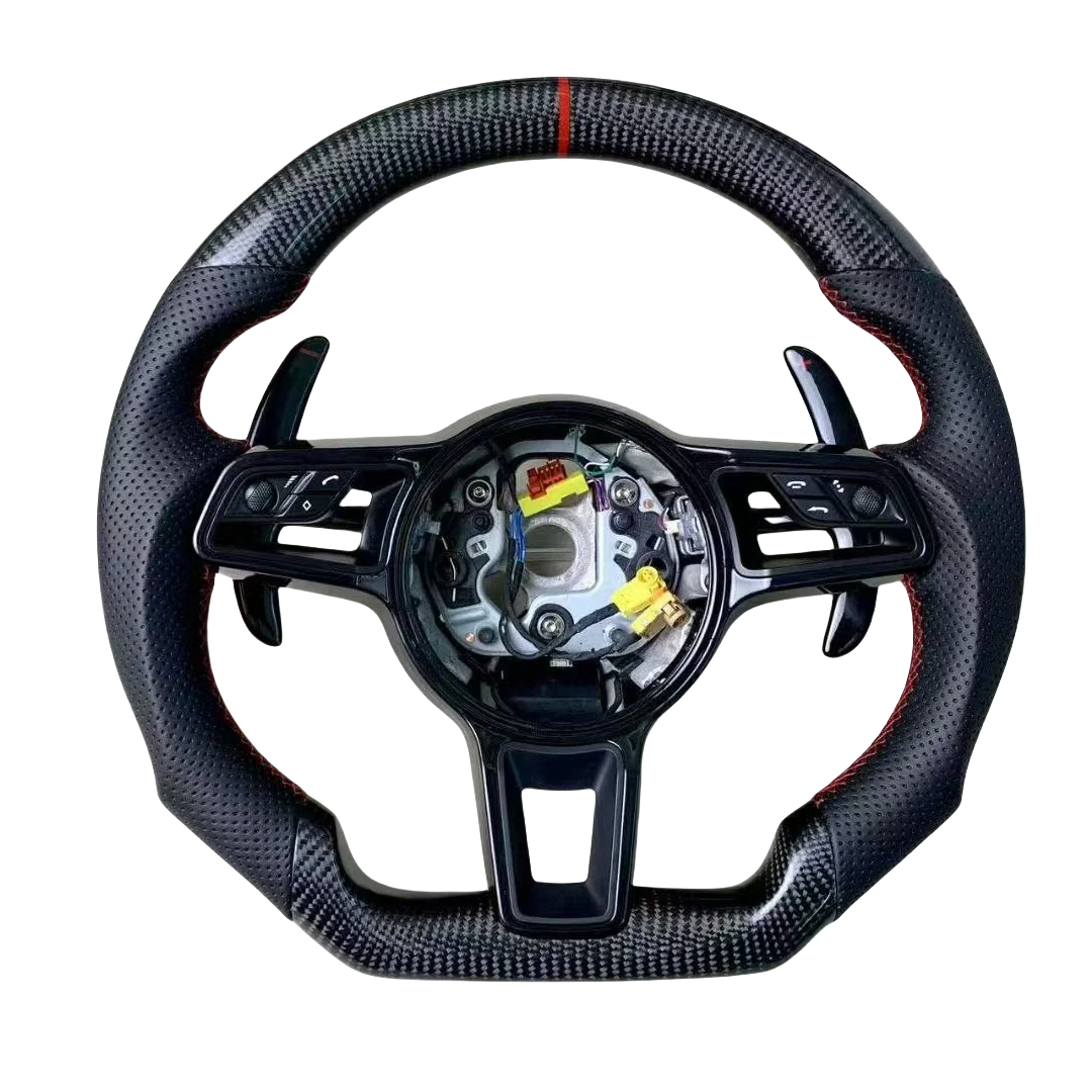 

Best Sellers Suitable for Porsches Steering Wheel Supports Any Customization Leather Carbon Fiber LED